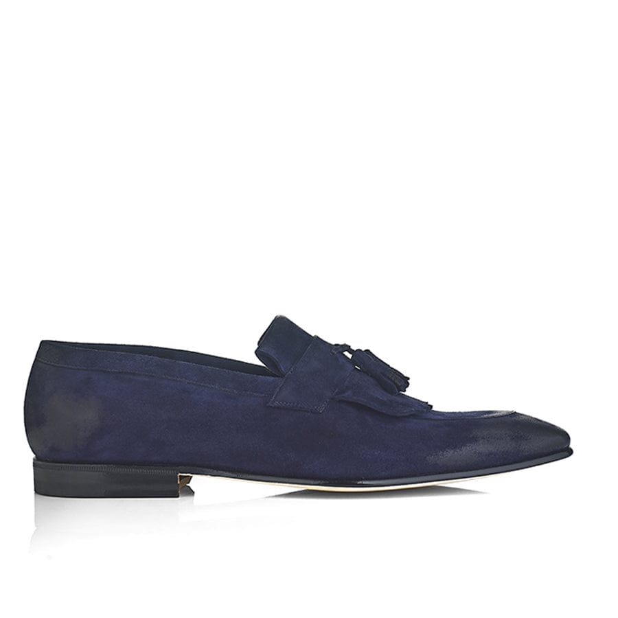 Navy Suede