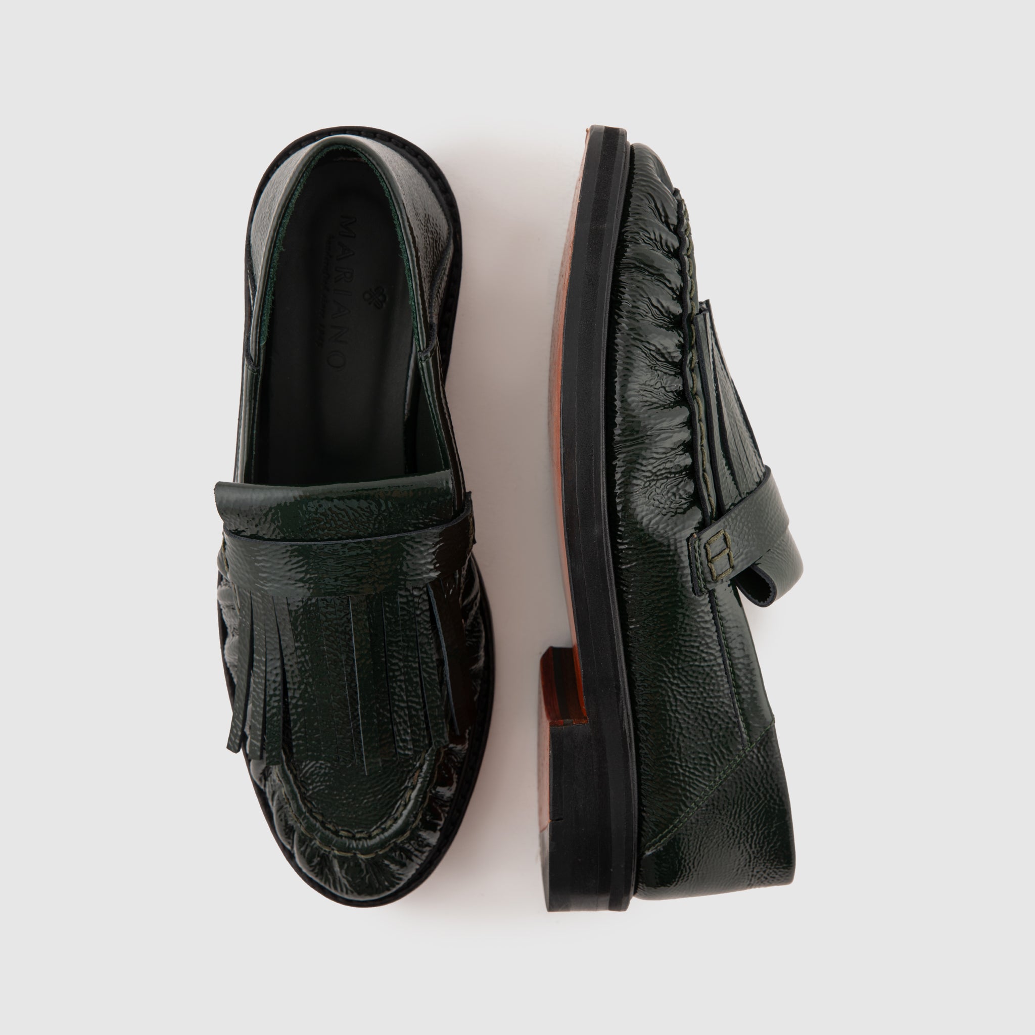 art comes first ブラック FRINGE LOAFER 7 Womens Black Office