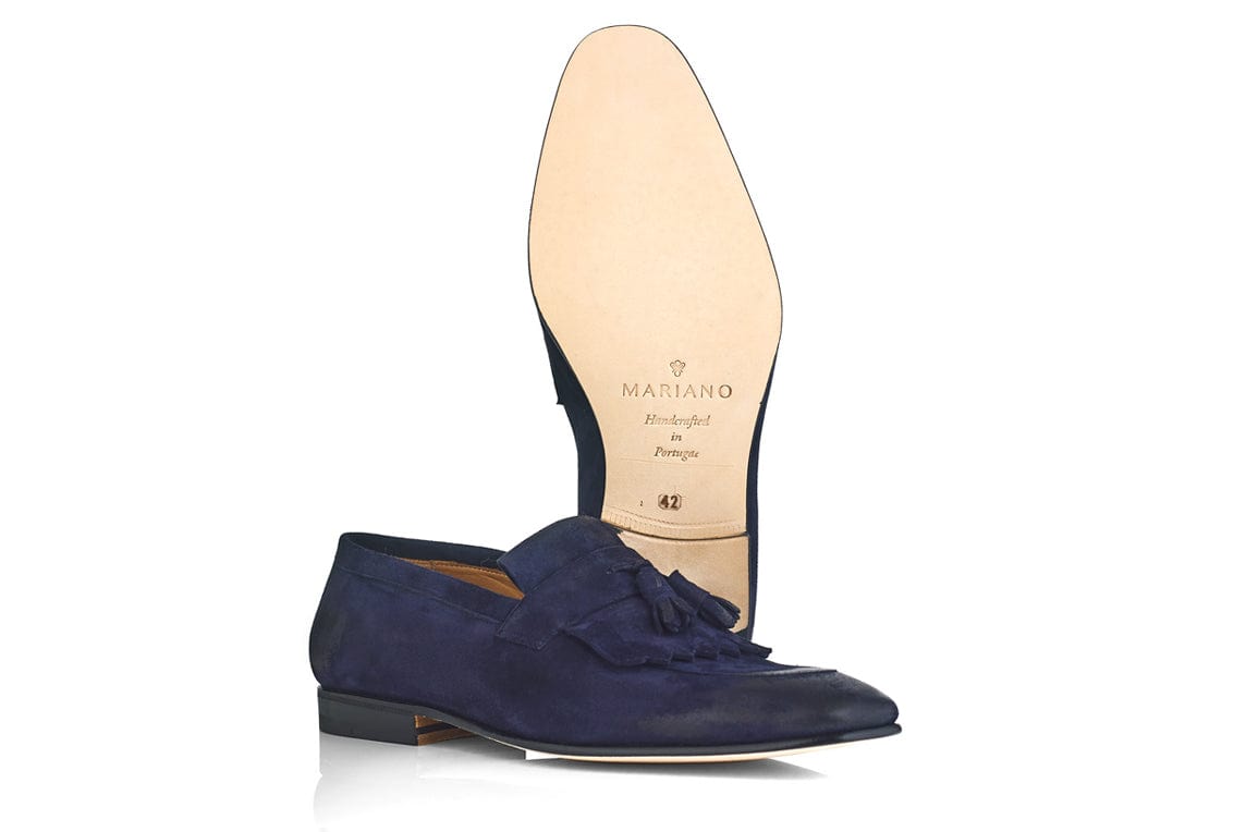Navy Suede