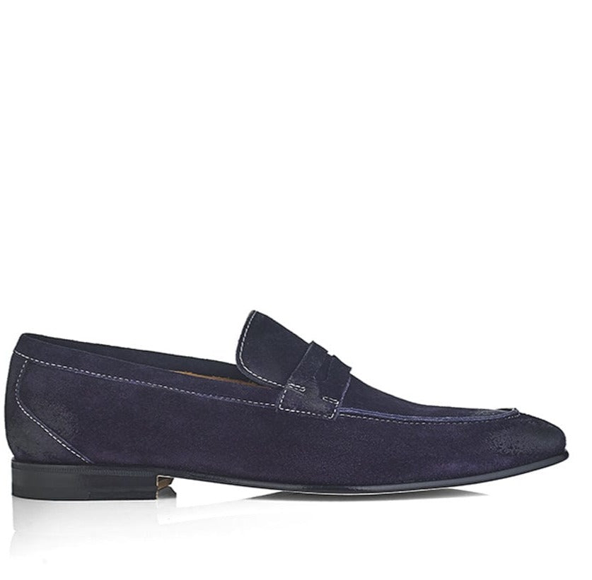 Navy Suede