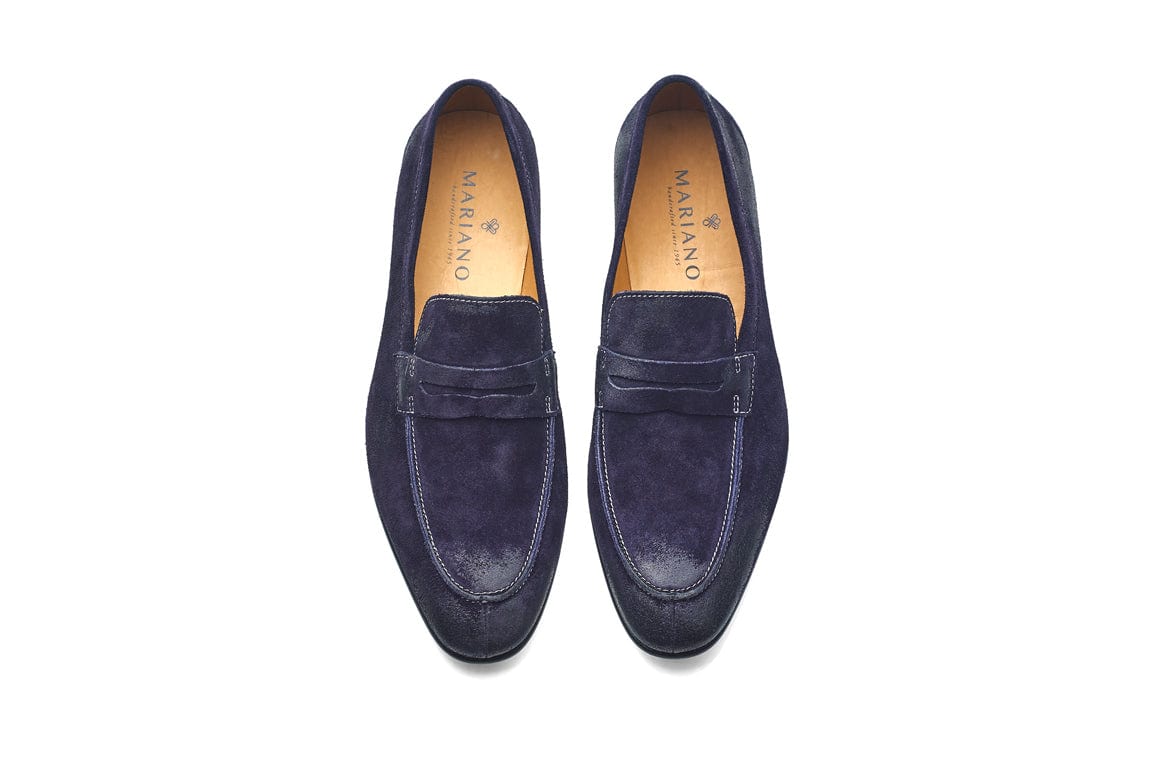 Navy Suede