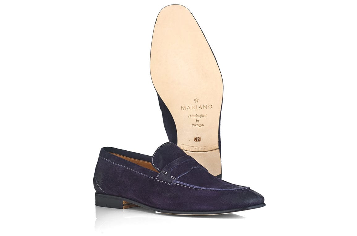 Navy Suede